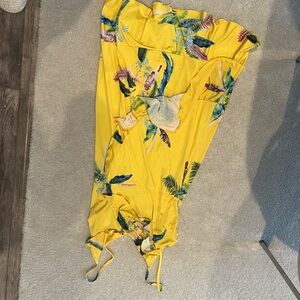 Venus Yellow Floral Dress